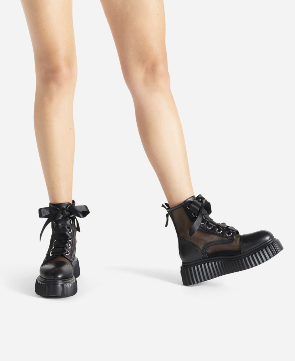 Agl Stivaletto con rete Nero Iggy Ghost Italia