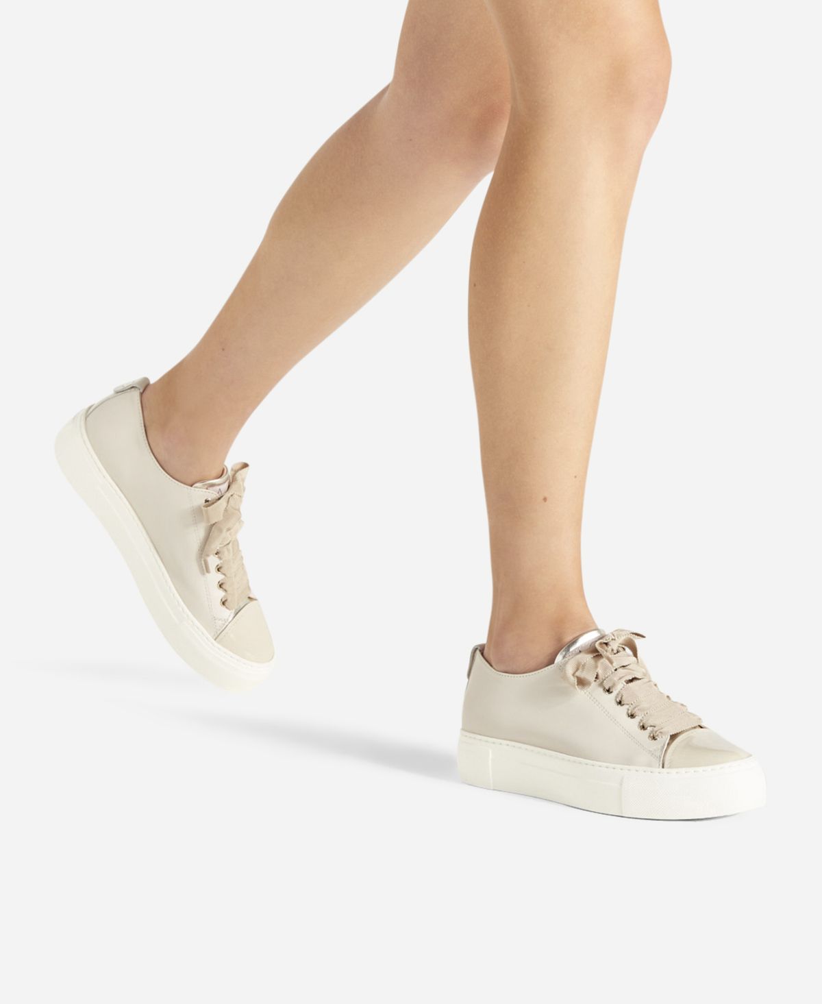 Agl Sneaker con puntina Crema Mollie Qualità Garantita