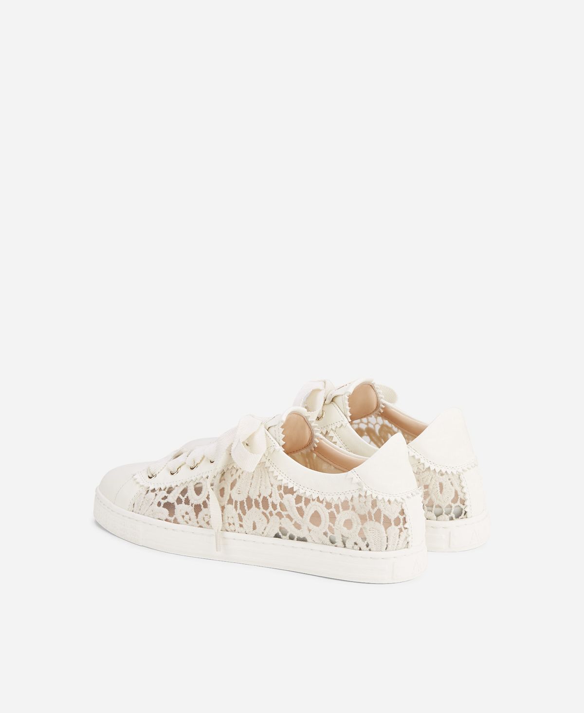 Agl Sneaker in pizzo Bianco Sade Fabric Promozione Limitata