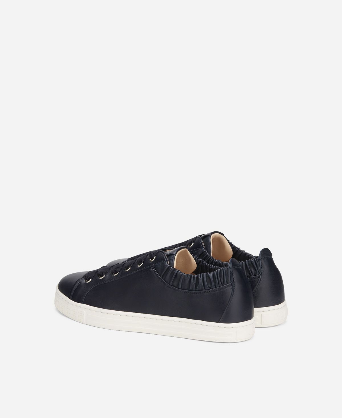 Agl Sneaker in pelle con elastico Blu SUZIE Shopping Online