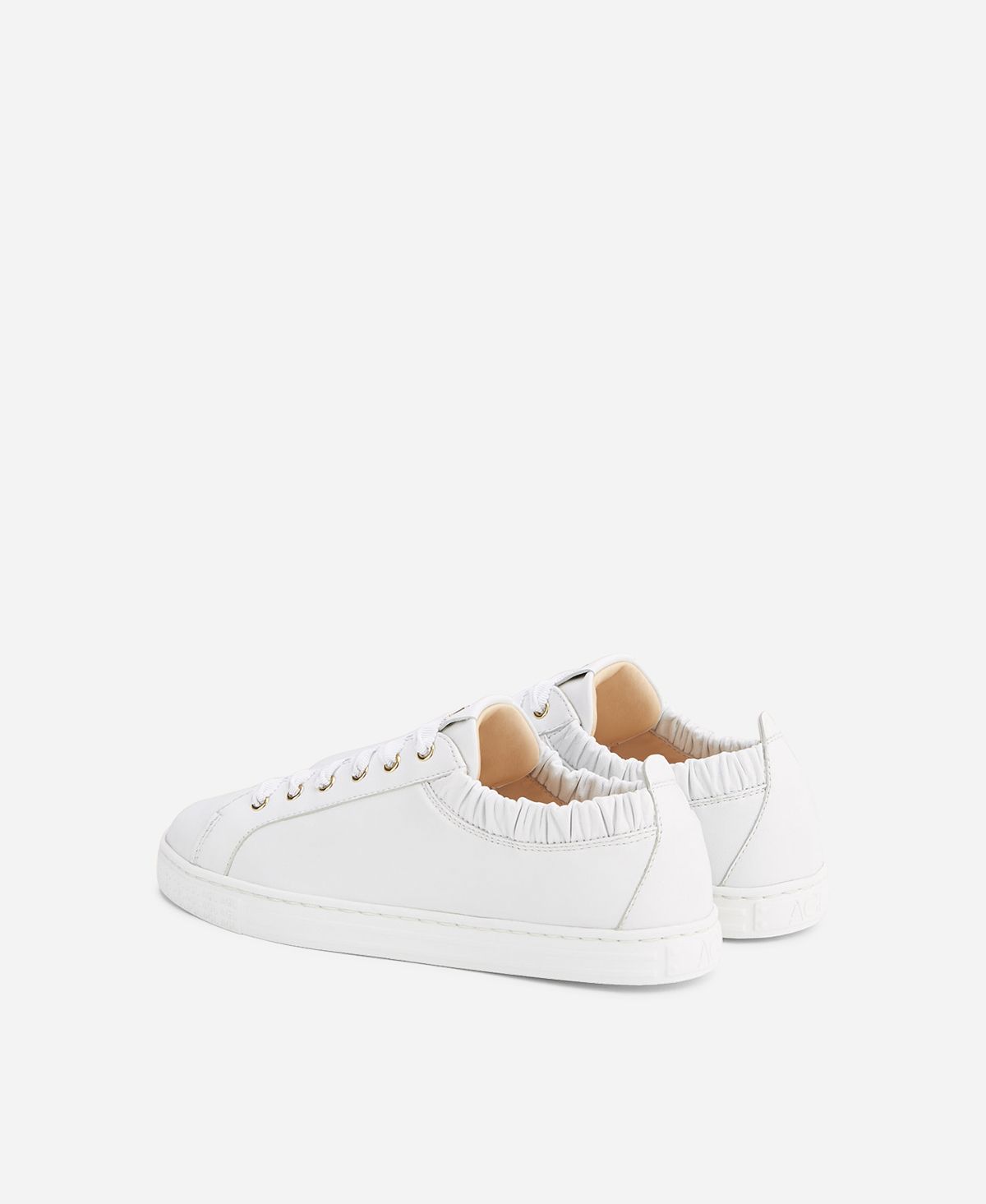 Agl Sneaker in pelle con elastico Bianco Suzie Affare Del Giorno