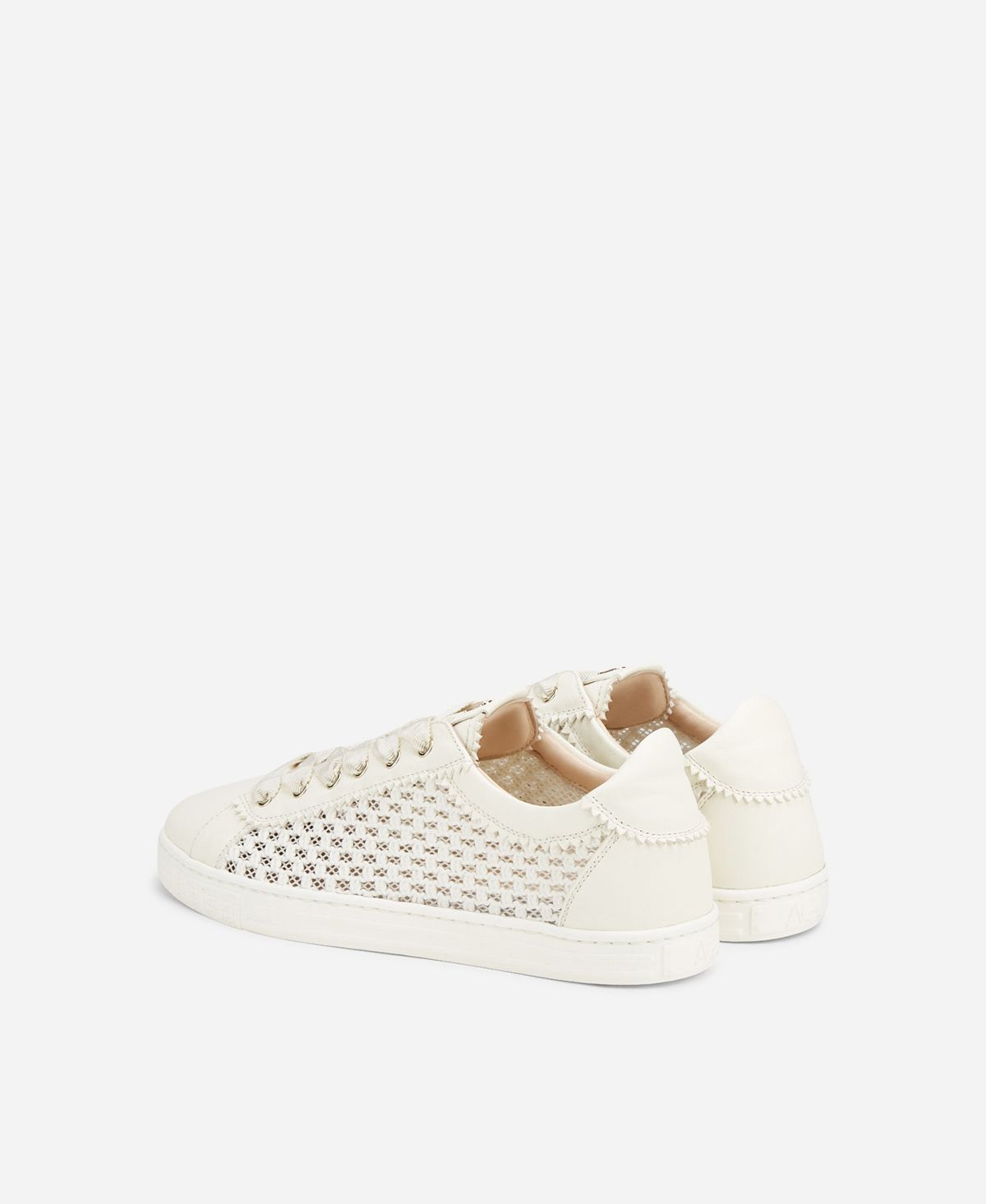 Agl Sneaker con trama Bianco Sade Plots Prezzo Ridotto