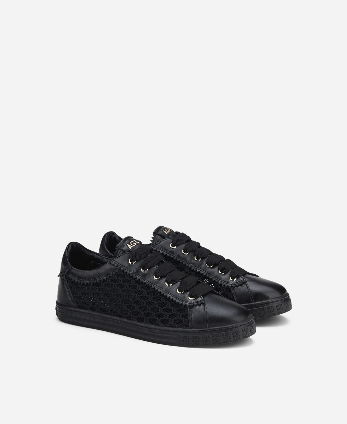Agl Sneaker con trama Nero Sade Plots Sottocosto
