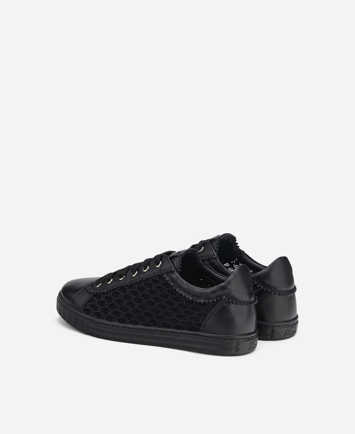 Agl Sneaker con trama Nero Sade Plots Sottocosto