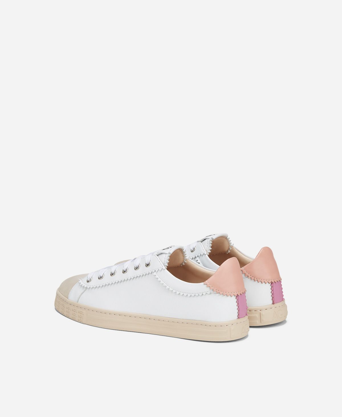 Agl Sneaker in pelle Rosa Sade Novità