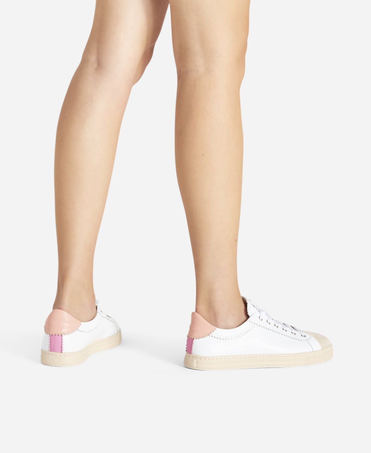 Agl Sneaker in pelle Rosa Sade Novità