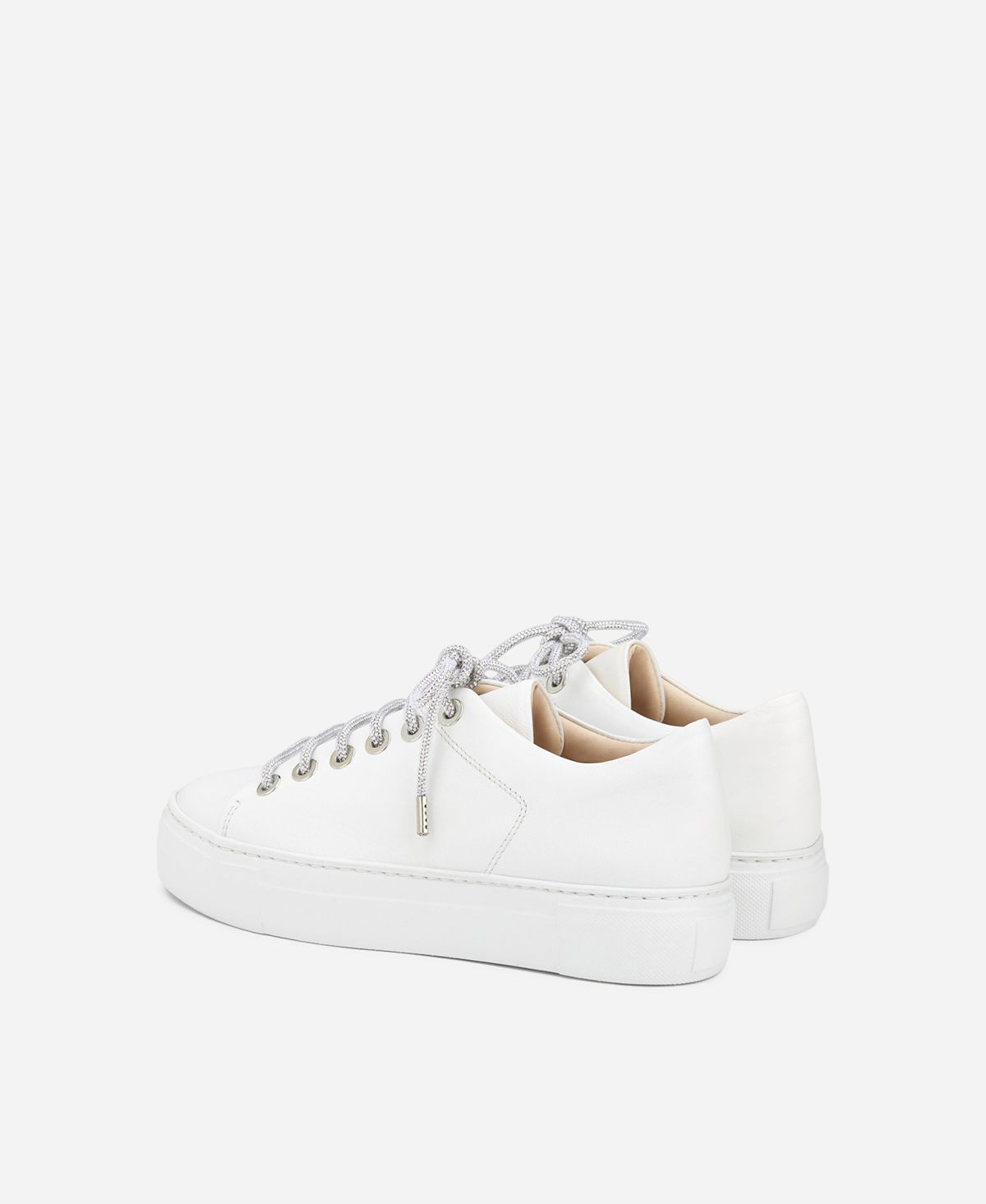 Agl Sneaker con lacci gioiello Bianco Crystal Presa