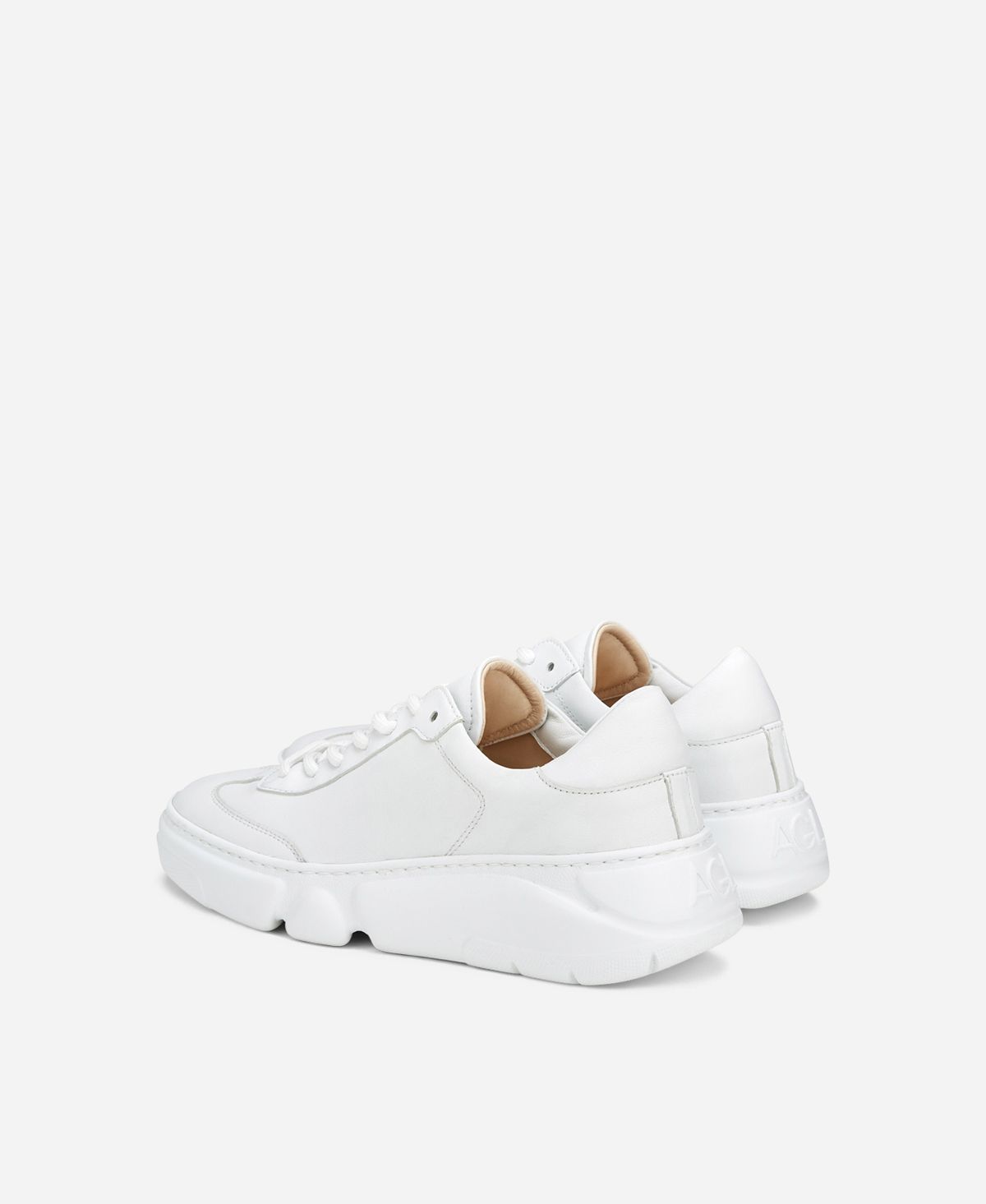 Agl Sneaker in pelle Bianco Emilie Pure Offerta