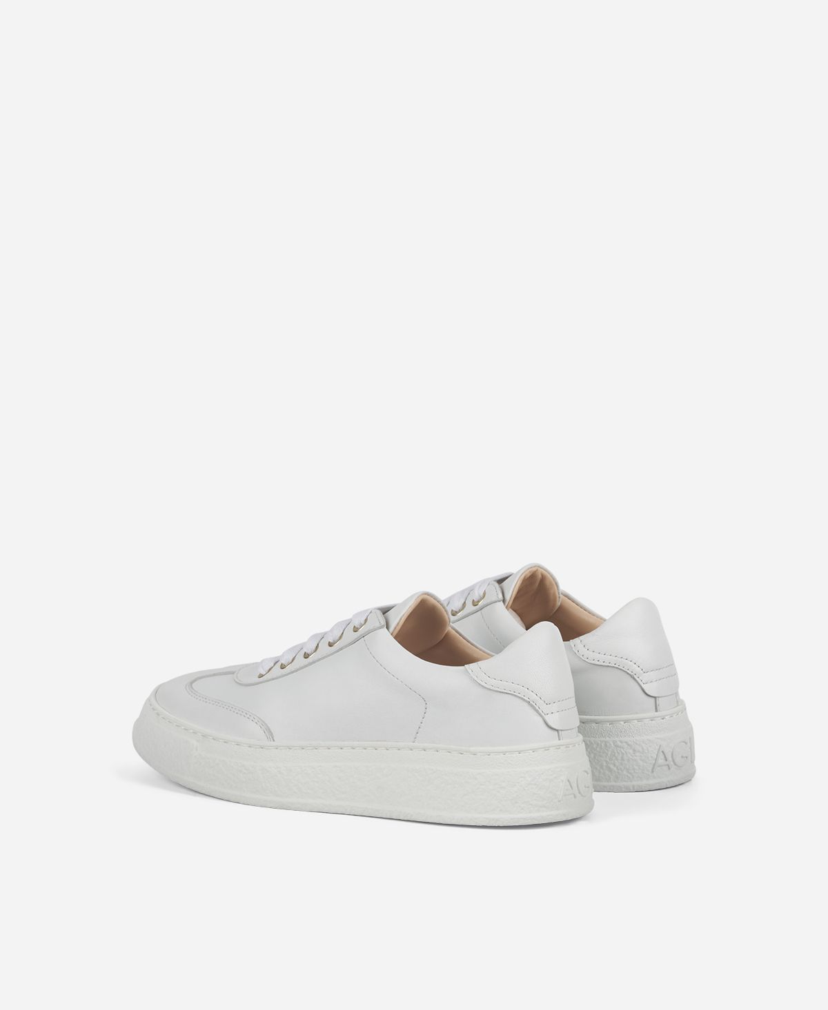 Agl Sneaker in pelle Bianco Giuly Shoes Economico