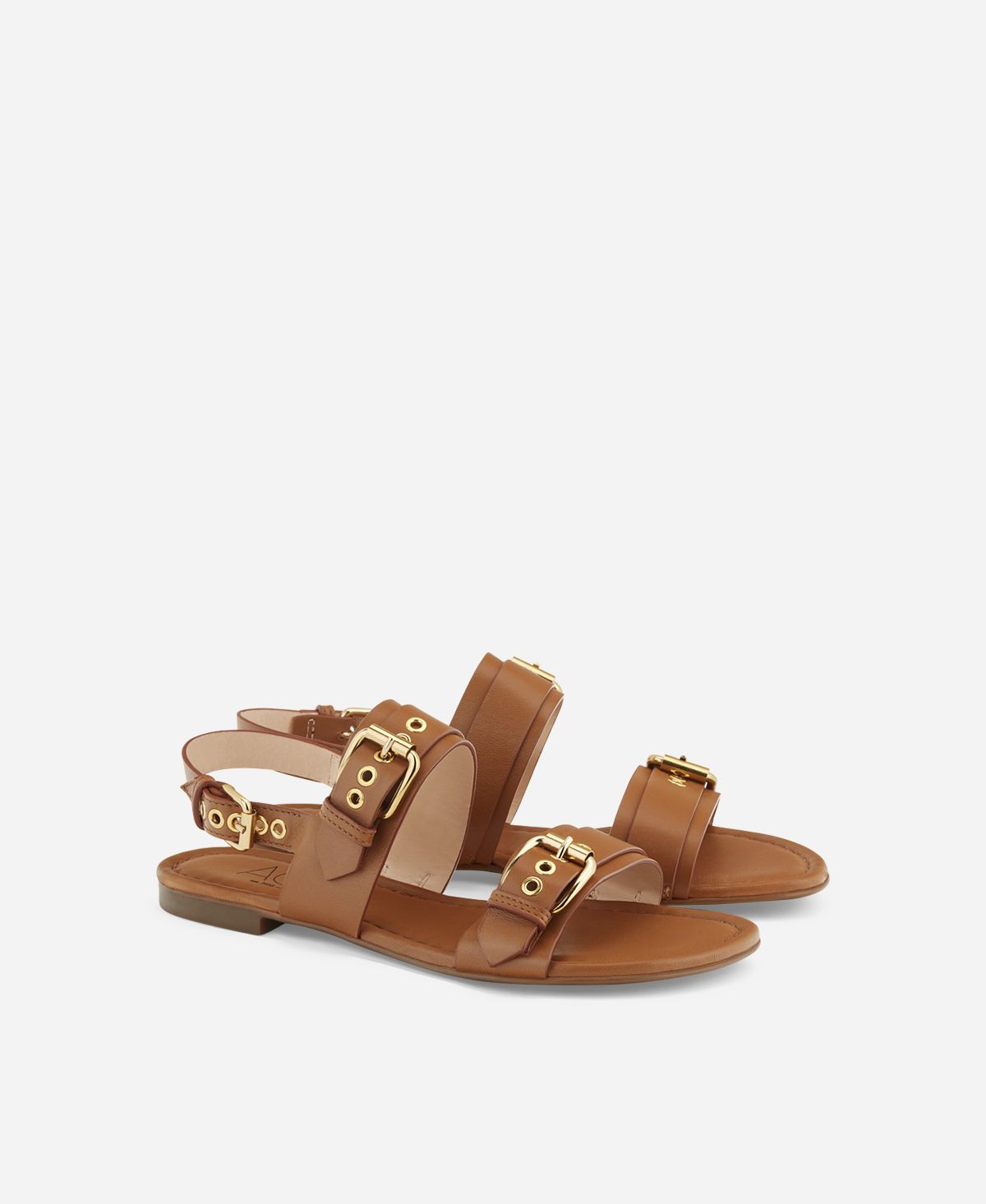 Agl Sandalo con fibbie Cuoio SUMMER MULTI BUCKLES Vendite Flash