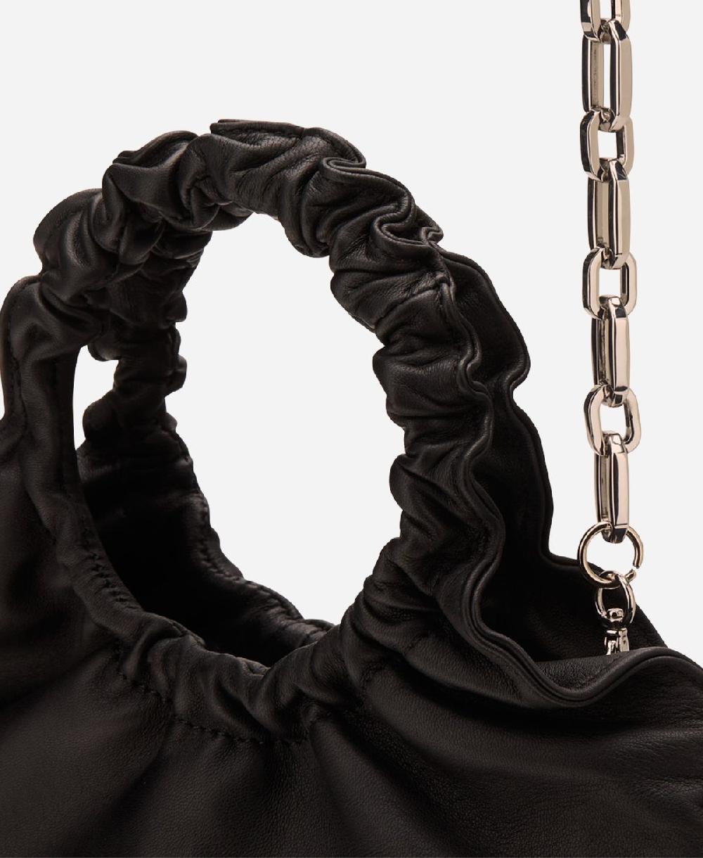 Agl Mini borsa in pelle Nero Mini Gretty Negozio
