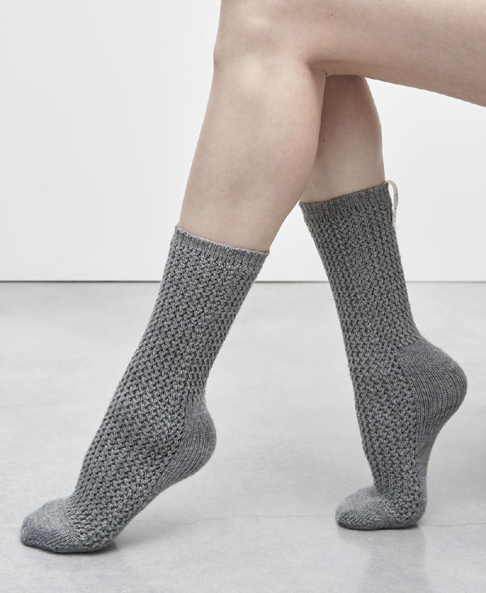 Agl Calze di lana Dark Grey SOCK Qualità