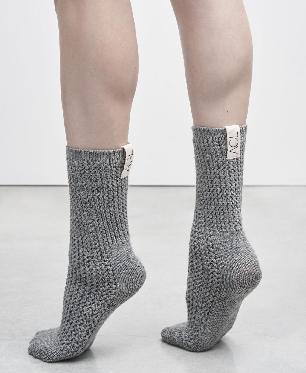 Agl Calze di lana Dark Grey SOCK Qualità
