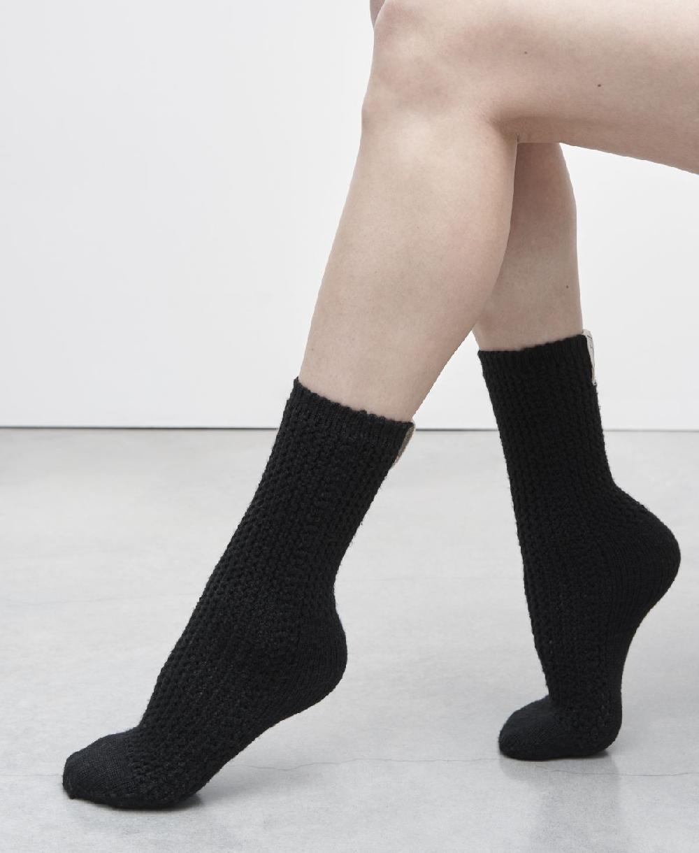 Agl Calze di lana Nero SOCK Pezzi Unici