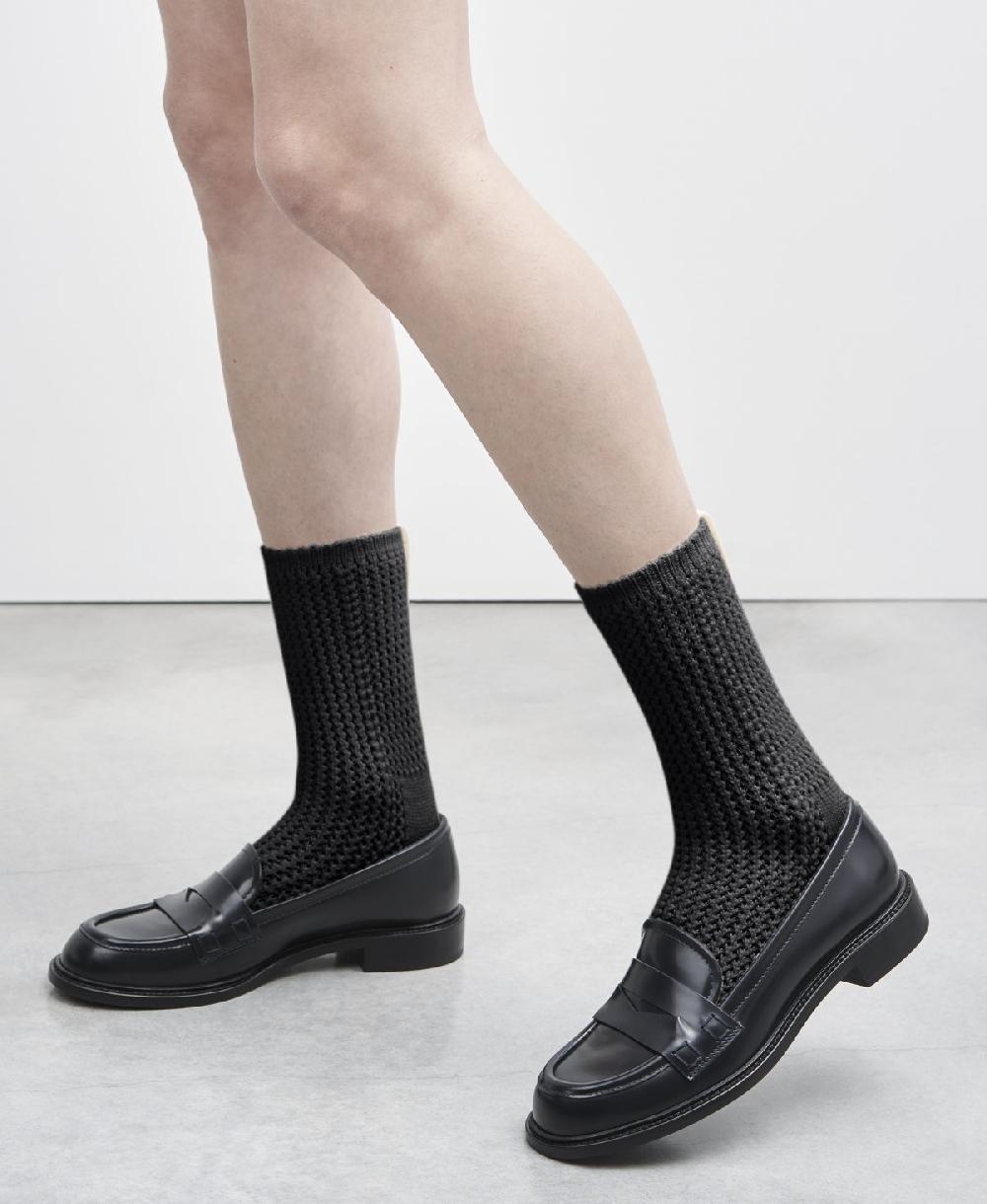 Agl Calze di lana Nero SOCK Pezzi Unici