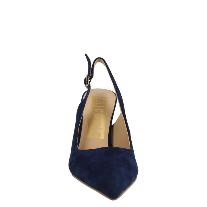 Uma Parker Chanel in Camoscio Navy Sottocosto