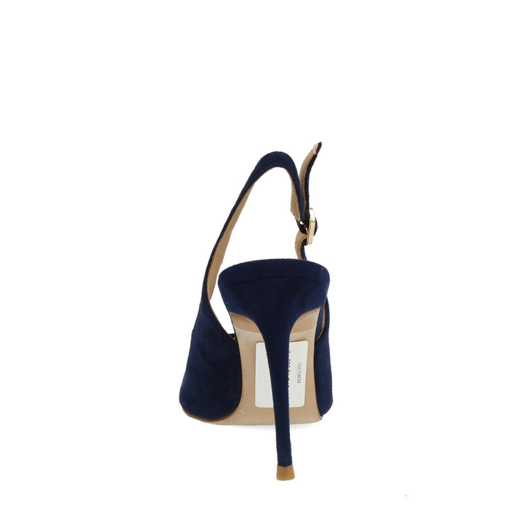 Uma Parker Chanel in Camoscio Navy Sottocosto