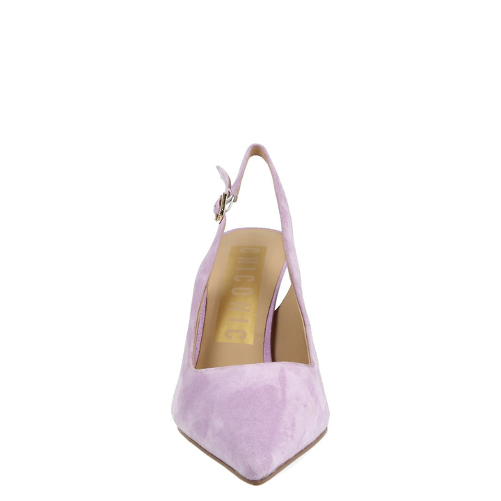 Uma Parker Chanel in Camoscio Glicine Saldi Di Fabbrica