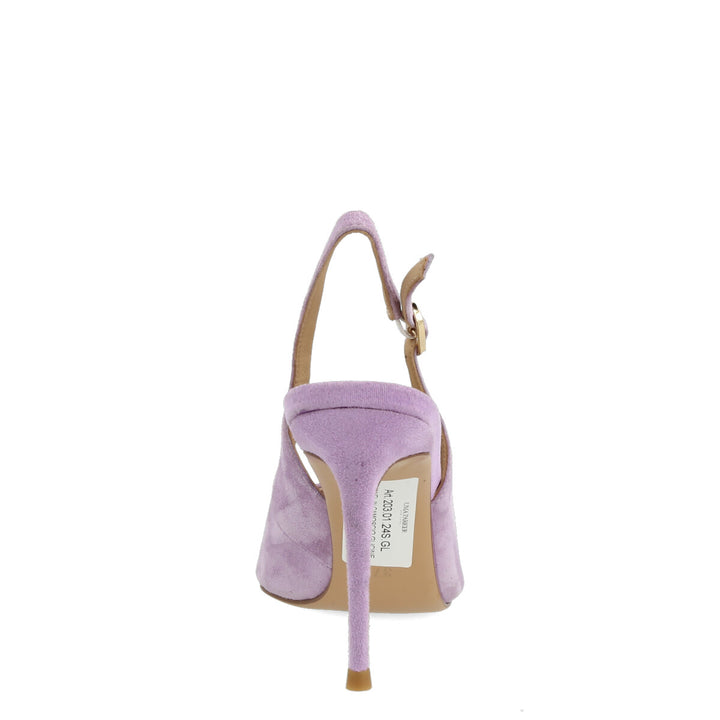 Uma Parker Chanel in Camoscio Glicine Saldi Di Fabbrica