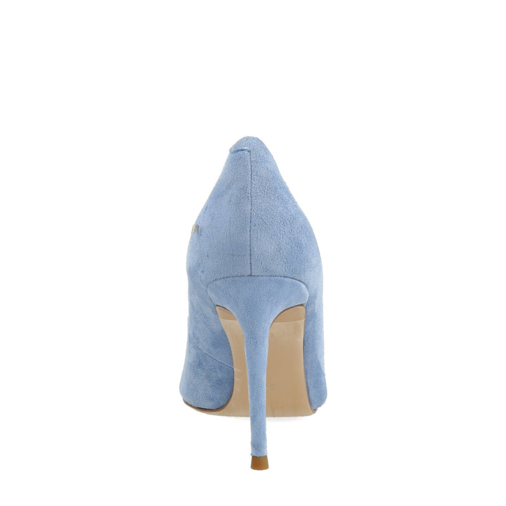 Uma Parker Decollete in Camoscio Light Blu In Saldo