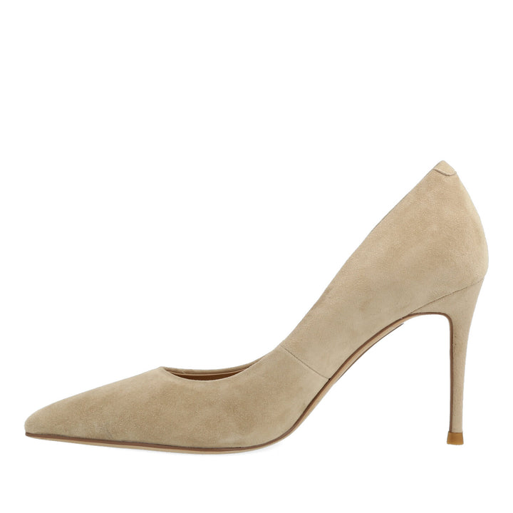 Uma Parker Decollete in Camoscio Beige Moda