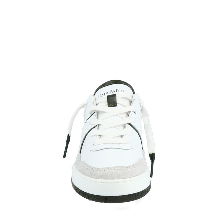 Uma Parker Skate022 Bianco-Verde Vendita Economica