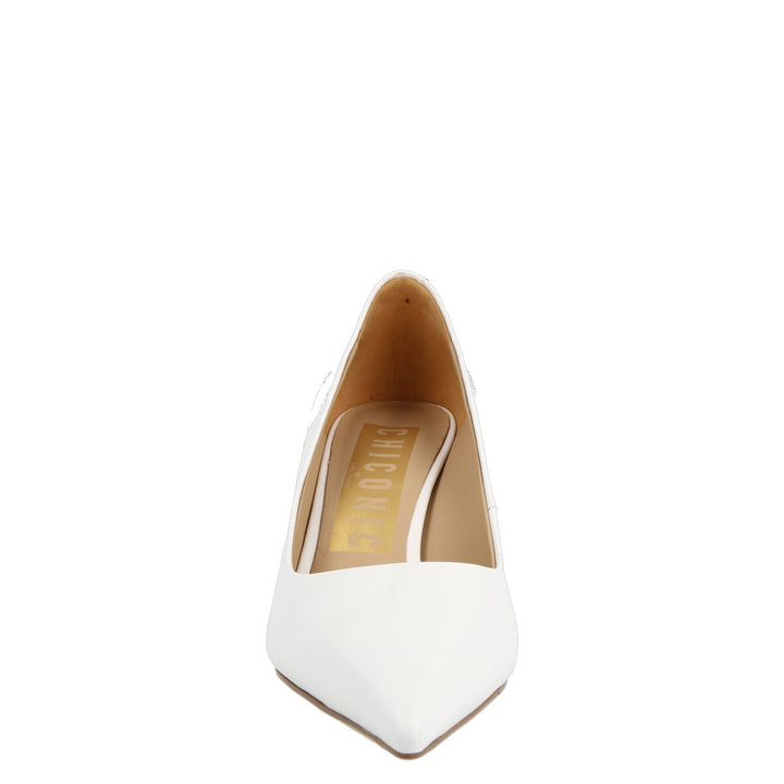 Uma Parker Decolleté in Nappa Bianco Nuova