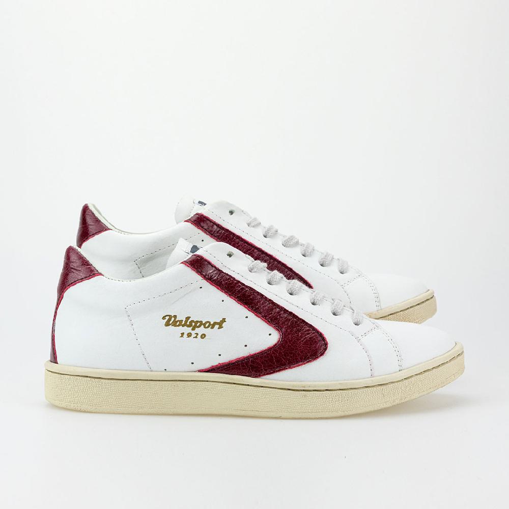Valsport Tournament Classic Leather Bianco Bordeaux Offerte