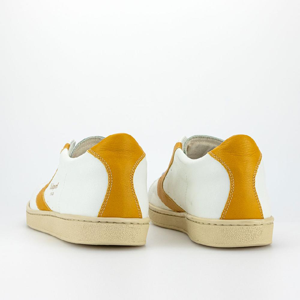Valsport Tournament Classic Leather Bianco Senape Saldi Di Fabbrica