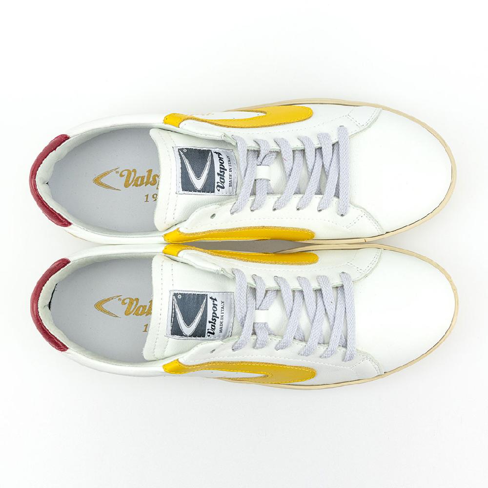 Valsport Tournament Mix Leather Bianco Giallo Rubis In Saldo