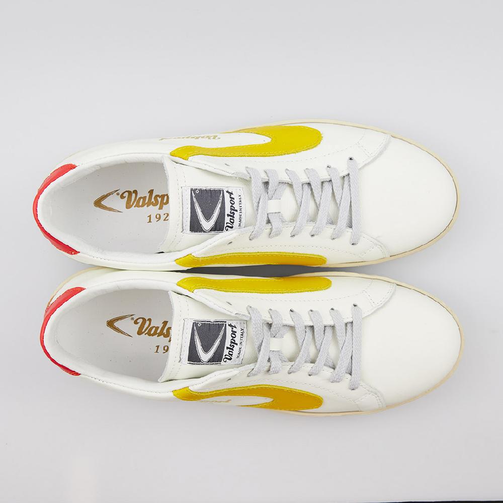 Valsport Tournament Mix Leather Bianco Giallo Vermiglio 2025