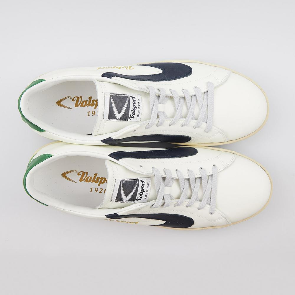 Valsport Tournament Mix Leather Bianco Blu Bandiera In Linea