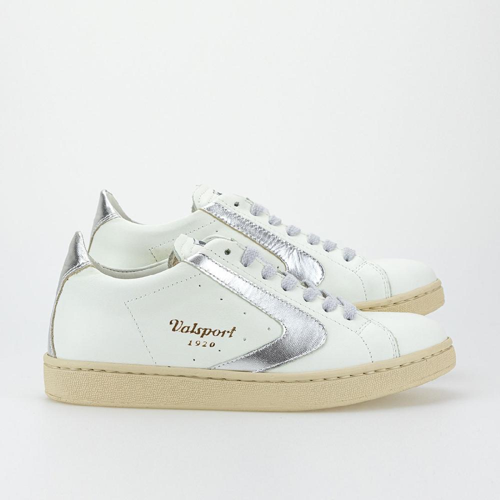 Valsport Tournament Classic Metal Leather Bianco Argento Laminato I Più Venduti