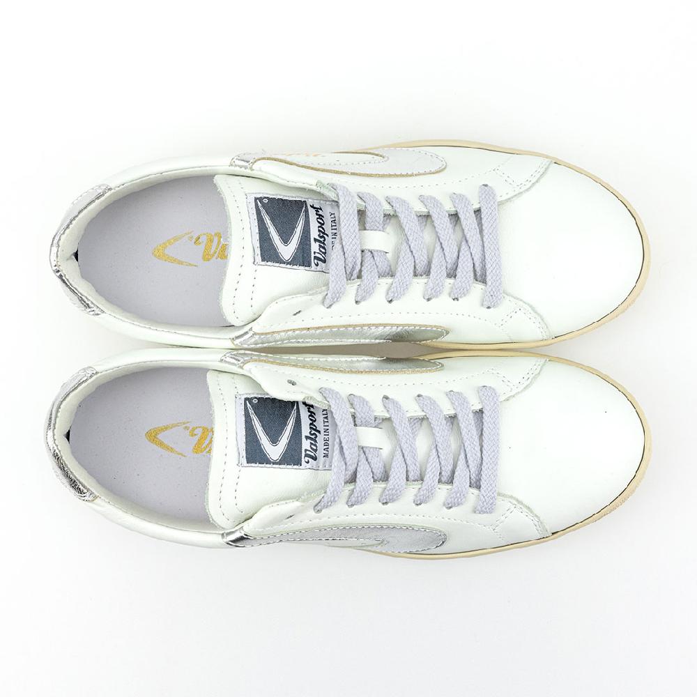 Valsport Tournament Classic Metal Leather Bianco Argento Laminato I Più Venduti