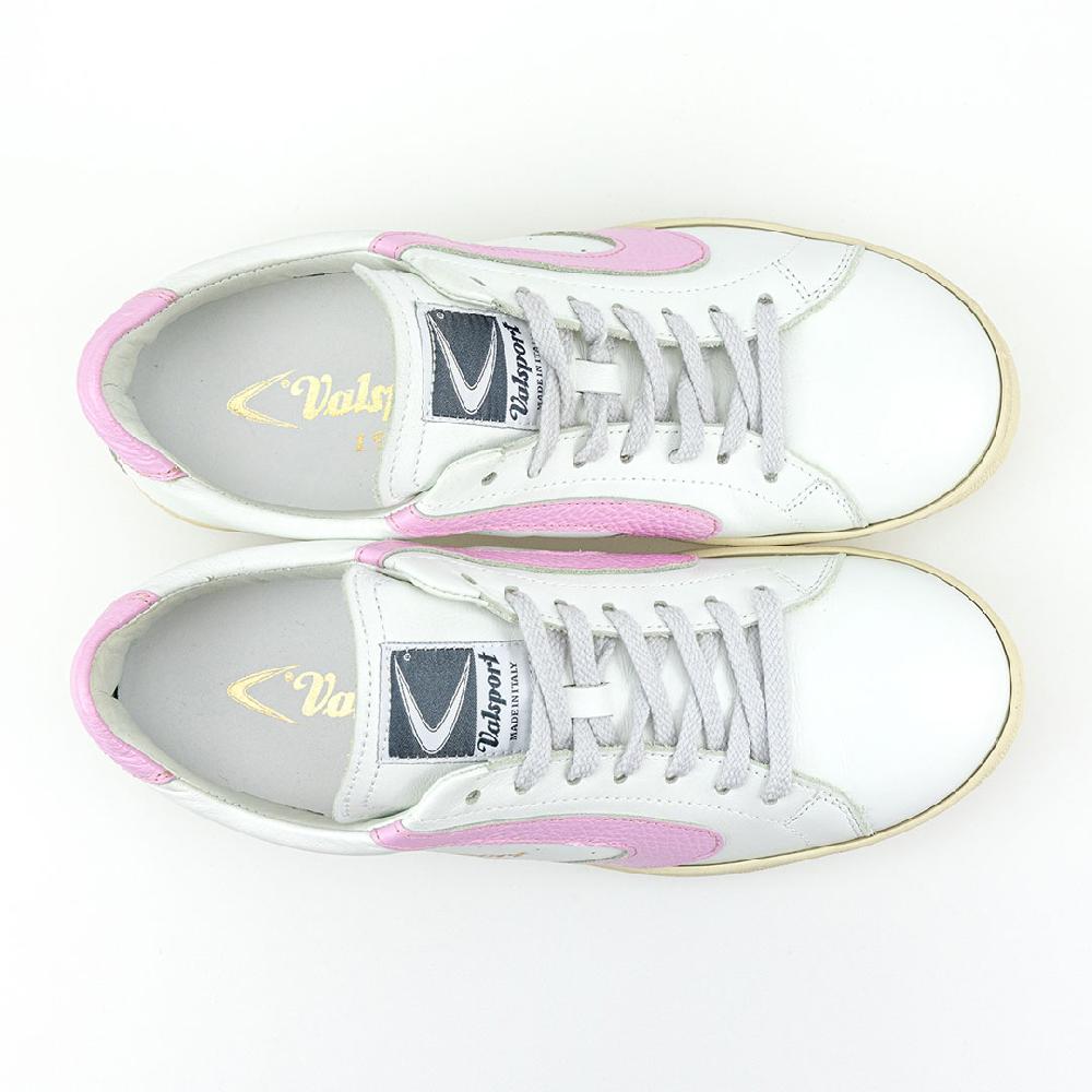 Valsport Tournament Classic Leather Bianco Rosa Vendite Flash