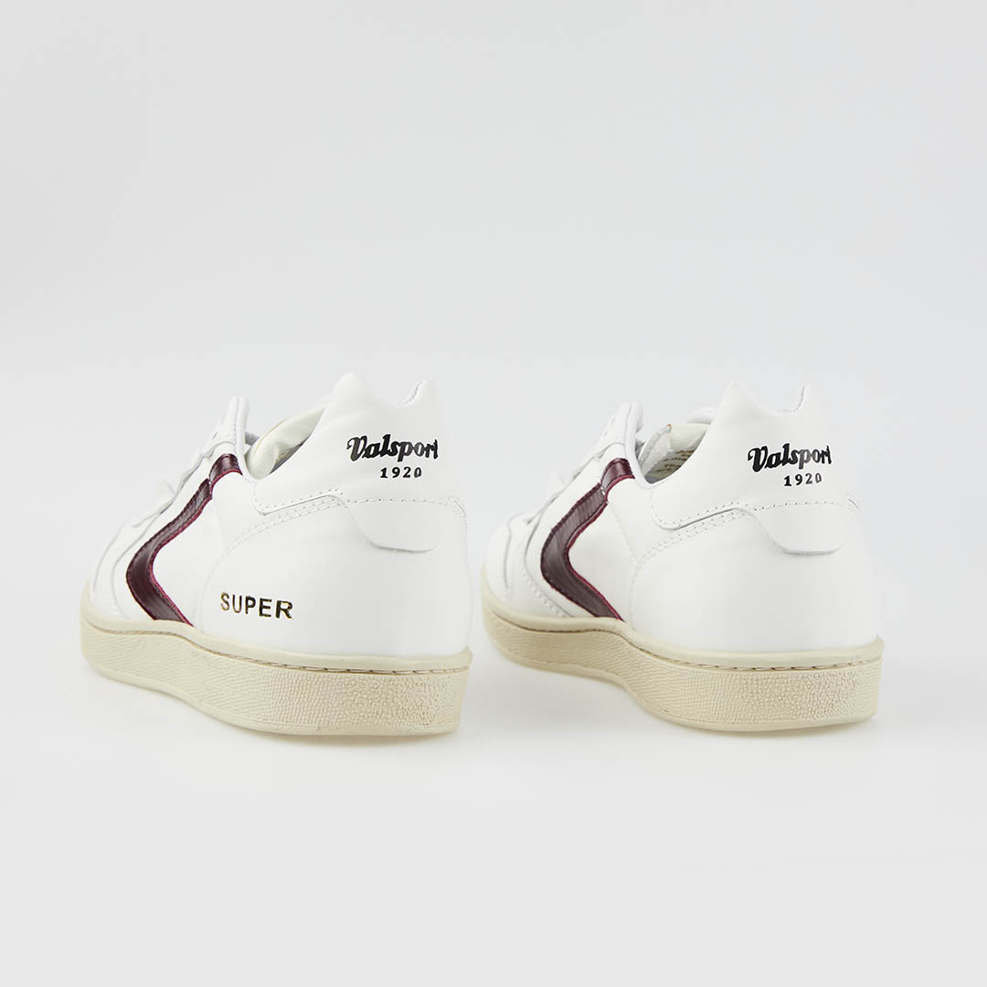 Valsport Super Pelle Bianco Bordeaux Sconto