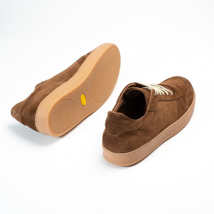 Via Mercanti Liam Cognac - Scarpe da ginnastica da uomo – VIAMERCANTI Vendita Economica