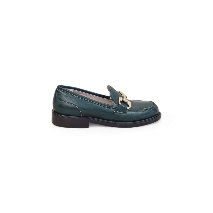 Viola Ricci Gaia - Mocassino nappa glove verde Soddisfazione Garantita
