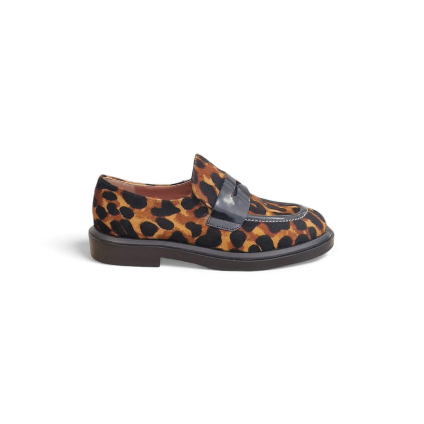 Viola Ricci Gio - Mocassino pelle cavallino savana Promozione Limitata