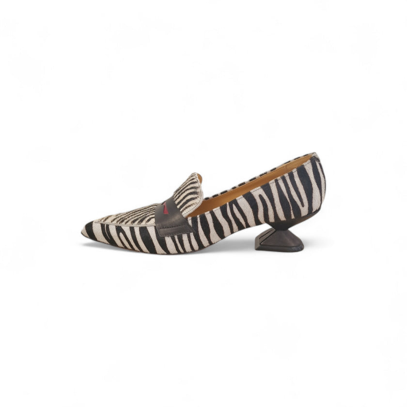 Viola Ricci Linda - mocassino zebrato bianco Outlet