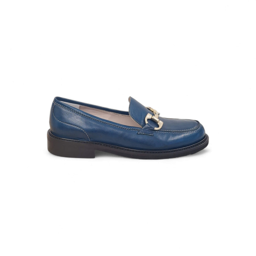 Viola Ricci Gaia - Mocassino nappa glove bleu' In Linea