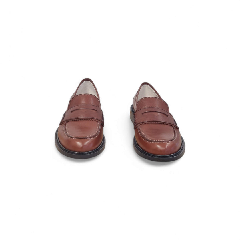 Viola Ricci Gaia - Mocassino nappa glove rhum - basic Promozione