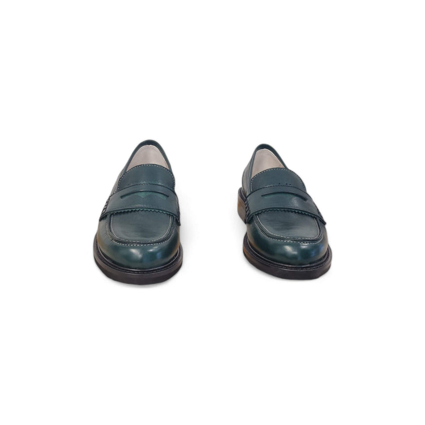 Viola Ricci Gaia - Mocassino nappa glove verde - basic Soddisfazione Garantita