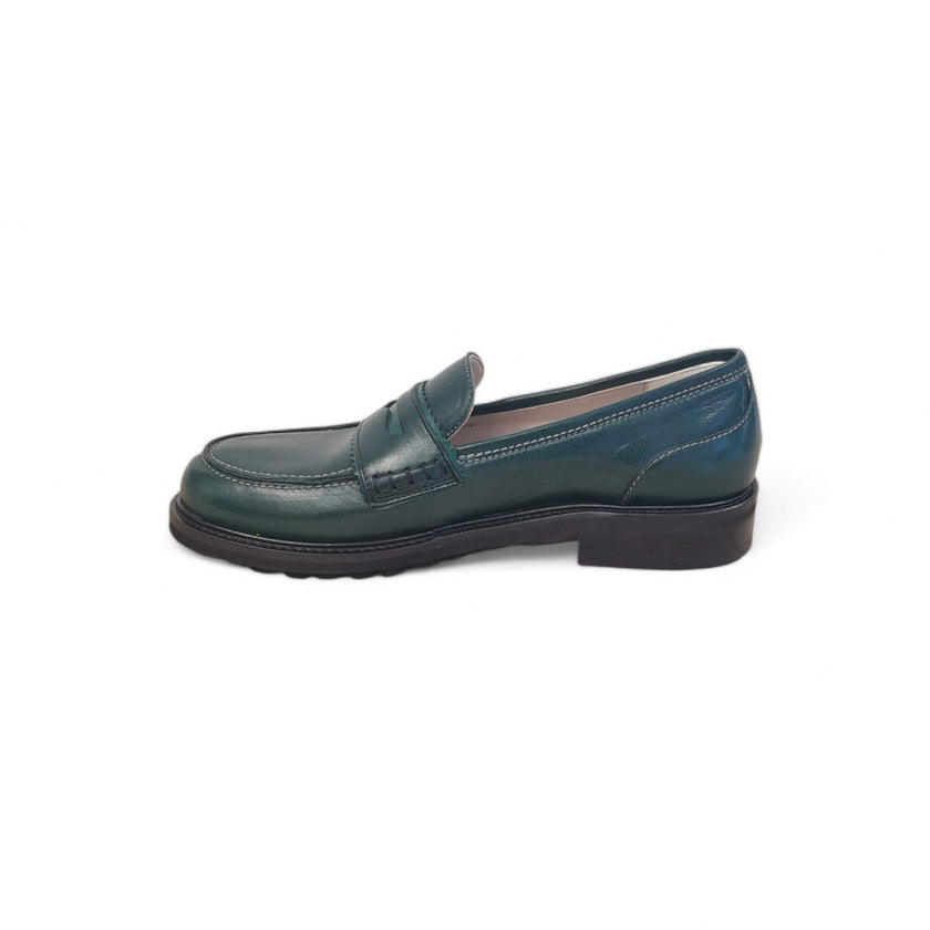 Viola Ricci Gaia - Mocassino nappa glove verde - basic Soddisfazione Garantita