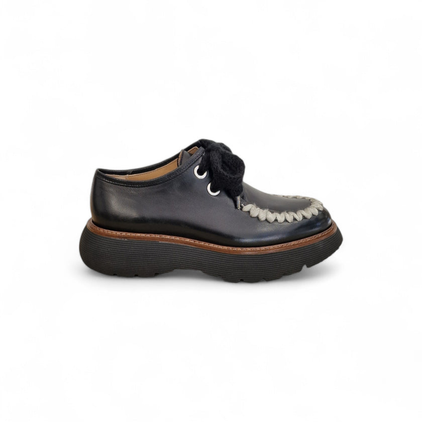 Viola Ricci Gio - Scarpa allacciata nera Fino Al -60%