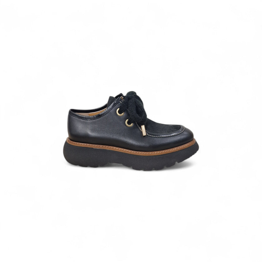Viola Ricci Gio - Scarpa allacciata nera kav Shopping Online