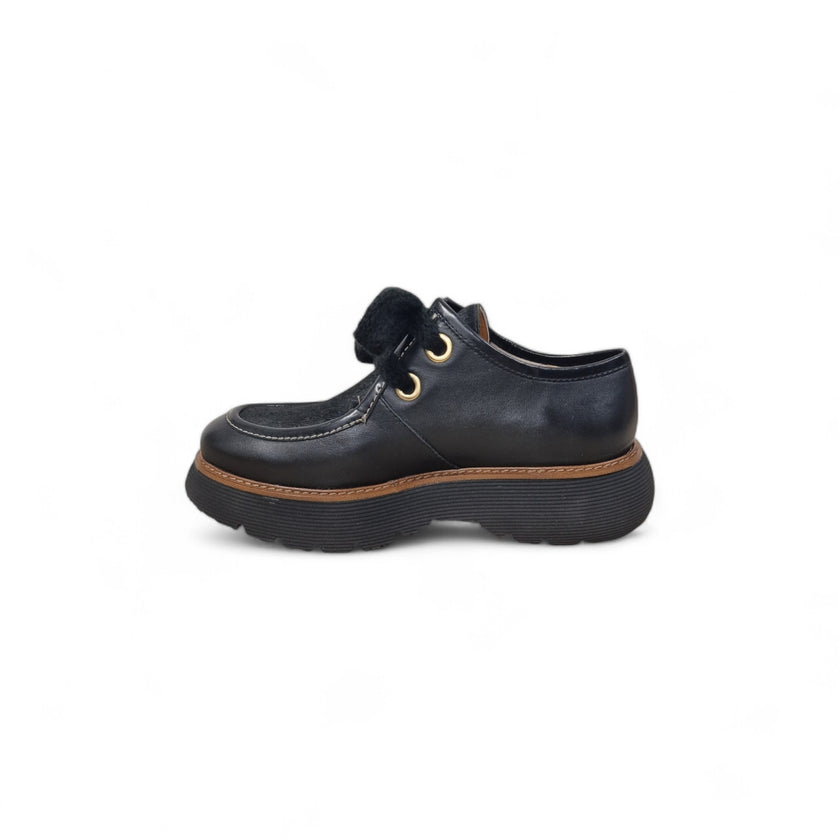 Viola Ricci Gio - Scarpa allacciata nera kav Shopping Online