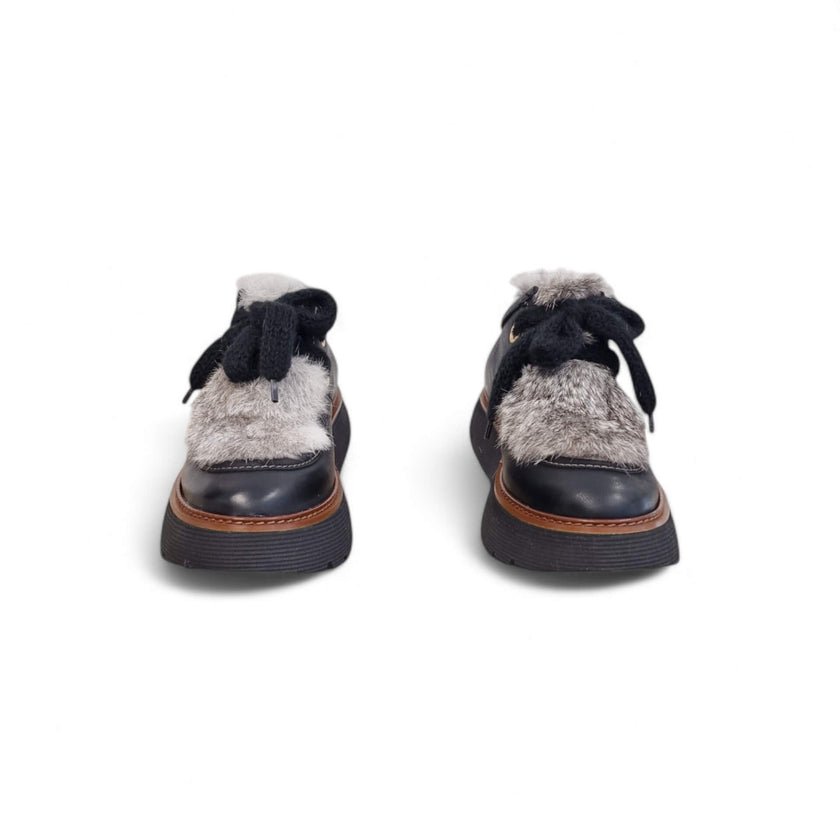 Viola Ricci Gio - Scarpa allacciata nera phar Affare Del Giorno