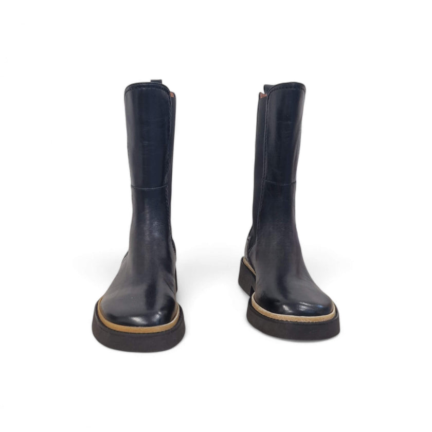 Viola Ricci Alice - Stivale beatles in pelle nera Outlet