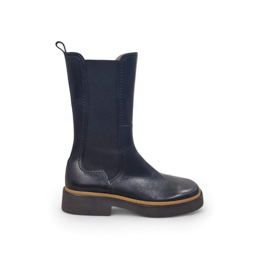 Viola Ricci Alice - Stivale beatles in pelle nera Outlet